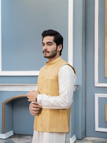 Gold Mens Waiscoats