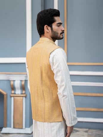 Gold Mens Waiscoats
