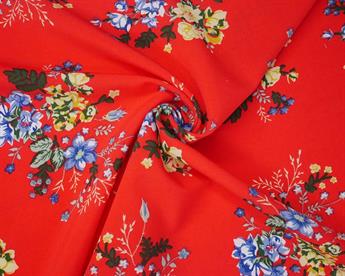 Ditsy Floral Stretch Peachskin