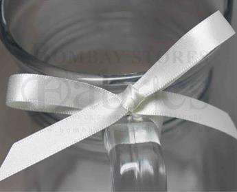 Bridal White - 419 Berisfords Double Faced Satin Ribbon