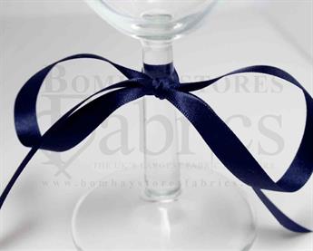 Midnight - 674 Berisfords Double Faced Satin Ribbon
