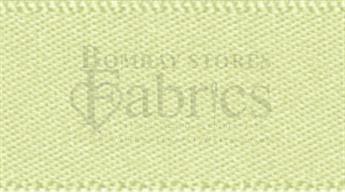 Pale Lemon - 14 Berisfords Double Faced Satin Ribbon