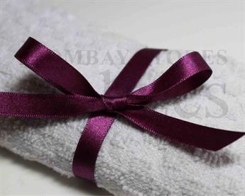 Plum - 49 Berisfords Double Faced Satin Ribbon
