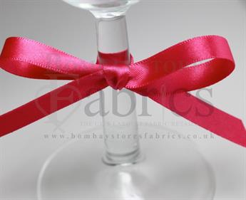 Shocking Pink - 72 Berisfords Double Faced Satin Ribbon