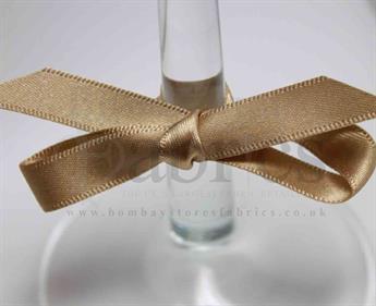 Straw - 6835 Berisfords Double Faced Satin Ribbon