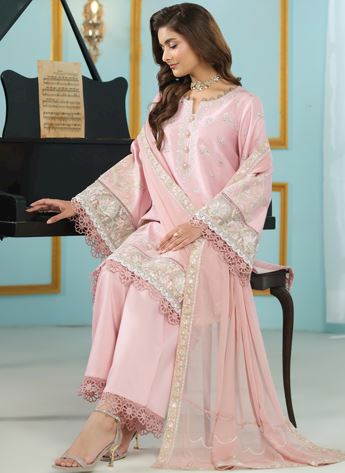 Embroidered Chiffon Ladies Readymade