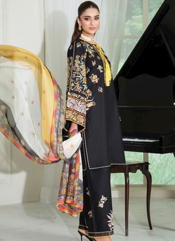 Embroidered Silk Ladies Readymade