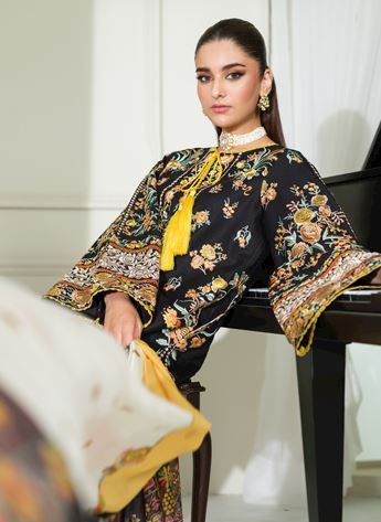 Embroidered Silk Ladies Readymade