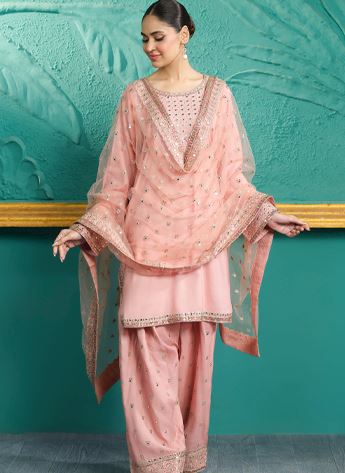 Embroidered Cotton Ladies Readymade
