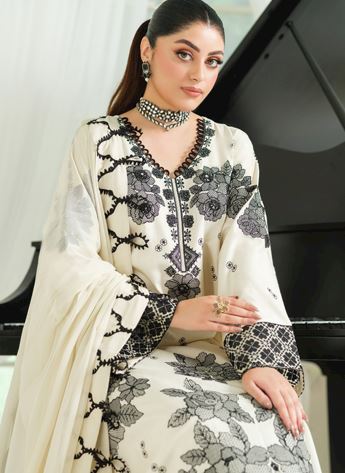 Embroidered Chiffon Ladies Readymade