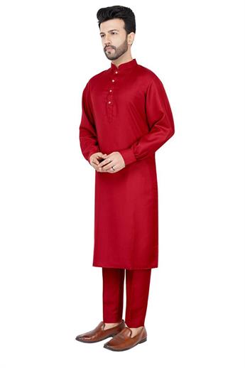 Maroon Kurta Pajama