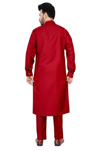Maroon Kurta Pajama