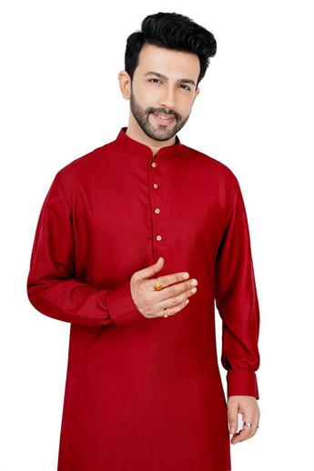 Maroon Kurta Pajama