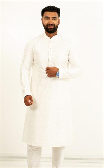 Off White Mens Kurta Pajama