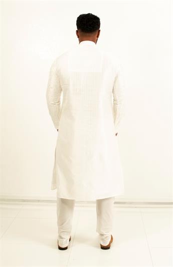 Off White Mens Kurta Pajama