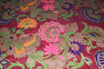 Maroon Brocades
