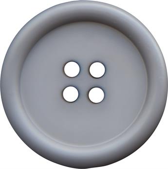 Grey Matt Coat Button P975