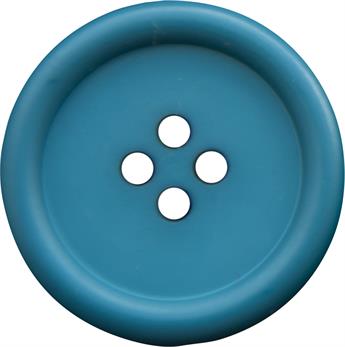 Teal Matt Coat Button P975
