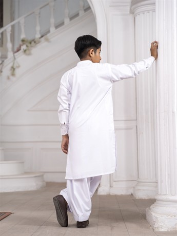 White Boys Shalwar Kameez