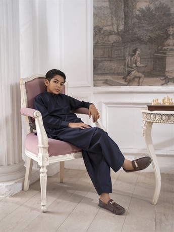 Navy Boys Shalwar Kameez