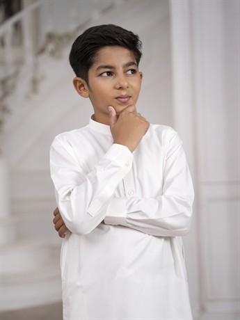 Off White Boys Shalwar Kameez
