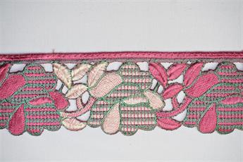 Dusky Pink Indian Vintage Style Lace
