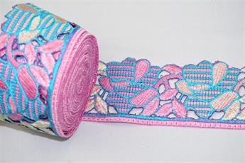 Pink Indian Vintage Style Lace