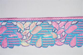 Pink Indian Vintage Style Lace