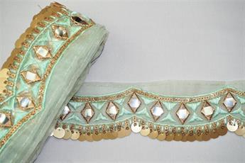 Mint Indian Vintage Style Lace
