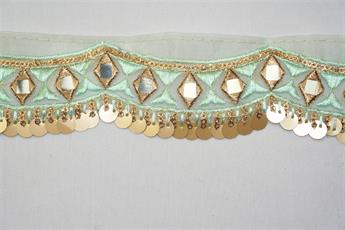 Mint Indian Vintage Style Lace