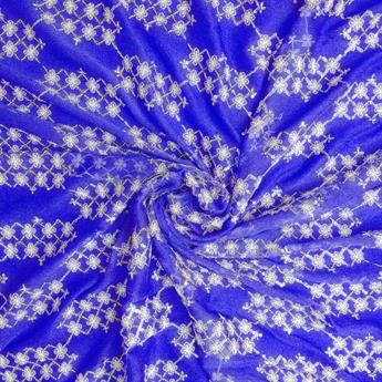 Royal Embroidery on Chiffon Fabric
