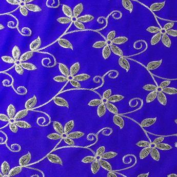 Royal Embroidery on Chiffon Fabric