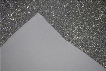 Grey Cotton Sequined Fabrics