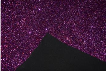 Purple Cotton Sequined Fabrics