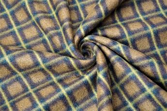 Dark Brown Tartan Fleece