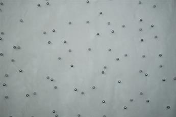 Grey Beaded Net Fabrics