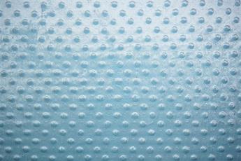 Blue Dimple Fleece - Plain Fabric