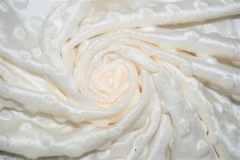 Ivory Dimple Fleece - Plain Fabric