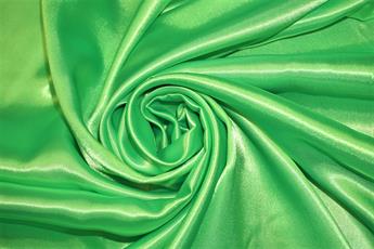 Flo Lime Silky Satin Fabric Dressmaking Costumes Bridal Craft