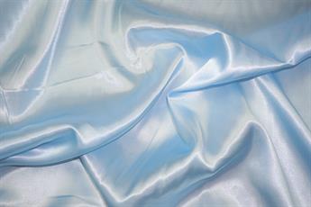 Light Blue Silky Satin Fabric Dressmaking Costumes Bridal Craft