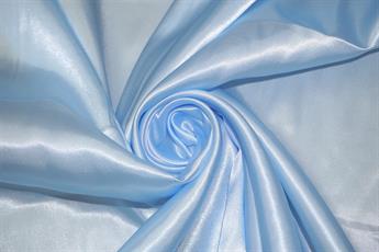 Light Blue Silky Satin Fabric Dressmaking Costumes Bridal Craft