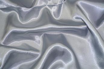 Silver Silky Satin Fabric Dressmaking Costumes Bridal Craft