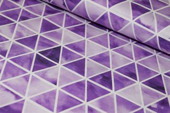 Blockprint Triangle - Printed Craft Cotton Poplin Fabric Quilting