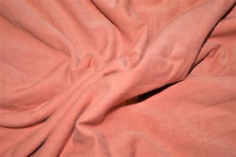 Peach Cotton Plain Jersey Fabric Stretch Dressmaking Costumes Leggings