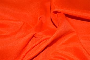 Bright Red Faux Silk
