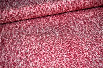 Maroon Cotton Blend Print Canvas