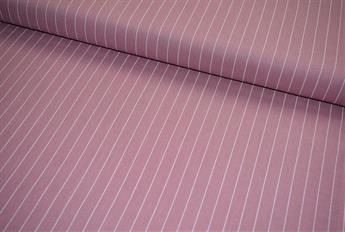Dusty Pink Cotton Stripes Canvas