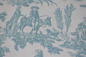 Farm Yard - - QUALITY COTTON LINEN FABRIC UPHOLSTERY FURNISHING