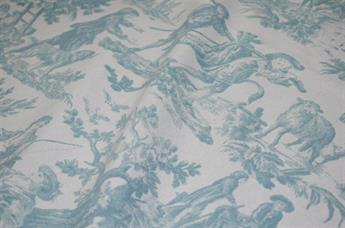 Farm Yard - - QUALITY COTTON LINEN FABRIC UPHOLSTERY FURNISHING