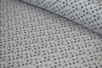 White Printed Cotton Gauze